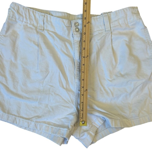 Denizen From Levi's Loose A-Line Shorts Size 16 Off-white/white - Picture 3 of 10